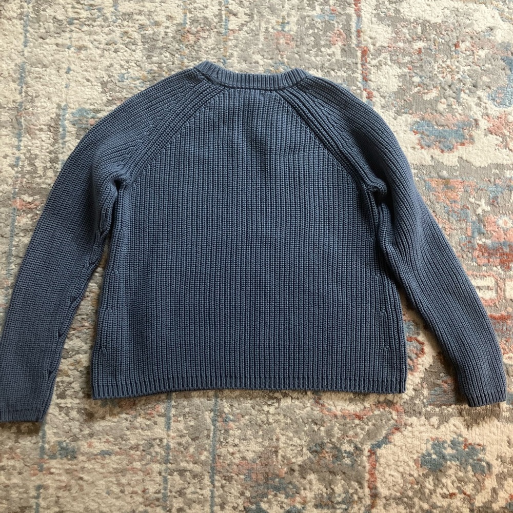 Quince 100% Organic Cotton Fisherman Crew Sweater - Picture 2 of 2